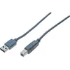 Image de Générique ecf-532403 câble usb usb 2.0 0,6 m usb a usb b 0,48 gbit/s gris