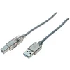 Image de Générique ecf-532425 câble usb usb 2.0 1 m usb a usb b 0,48 gbit/s transparent
