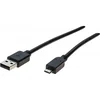 Image de Générique ecf-532457 câble usb usb 2.0 3 m usb a micro-usb b 0,48 gbit/s noir