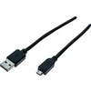 Image de Générique ecf-532530 câble usb usb 2.0 1 m usb a micro-usb b 0,48 gbit/s noir