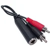 Image de Adaptateur Jack 6.35 mm vers 2 x RCAM - 0,10 m