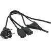 Image de Générique ecf-808410 câble électrique noir 1,8 m cee7/7 coupleur c13