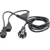 Image de Générique ecf-808420 câble électrique noir 1,8 m cee7/7 iec c13