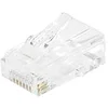 Image de Connecteur 8P8C RJ45 CAT6 utp pour monobrin lot de 10