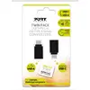Image de Port Designs 900142, USB-C, USB-A, Noir