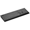 Image de Clavier sans fil Port Connect rechargeable rétroéclairé AZERTY avec touche IA - Bluetooth + Dongle USB-A 2,4 GHz - Noir
