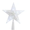 Image de Cimier etoile brindille 7led/3led clignotante blanc froid h20xl17,5cm