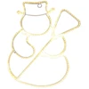 Image de Decor noel lumineux int/ext bonhomme neige h47cm 288 led blanc chaud cable transparent 5m