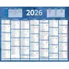 Image de Calendrier mural annuel Bouchut - bleu - 21 x 26,5 cm