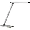 Image de Unilux Lampe de bureau Terra - Led intégrée - 5W - Bras et tête articulés - Variateur d'intensité - Gris Métal