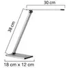 Image de Lampe de bureau LED Terra - puissance 5W - durée 40 000h - gris métal