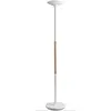 Image de Lampadaire LED Unilux Pryska - 40W - 4000 lumen - 100lm/W - interrupteur variateur 3 intensités - A+ - blanc/hêtre