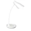 Image de Lampe de bureau nomade Unilux Lico Led intégrée - Bras flexible 360° - Variateur d'intensité - Port USB - Blanc