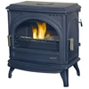 Image de Poêle à bois CARVIN - 11 KW- Rdt: 73% - B. 65 cm - Fonte anthracite