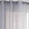 Image de Voilage tamisant, Lola gris l.140 x H.260 cm