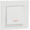 Image de Interrupteur va-et-vient lumineux complet Miluz, SCHNEIDER ELECTRIC, blanc