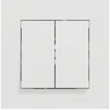 Image de Double interrupteur va-et-vient complet Miluz, SCHNEIDER ELECTRIC, blanc