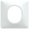 Image de Plaque simple Ovalis, SCHNEIDER ELECTRIC, blanc