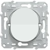Image de Poussoir à assembler Ovalis, SCHNEIDER ELECTRIC, blanc