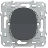 Image de Poussoir à assembler Ovalis, SCHNEIDER ELECTRIC, anthracite