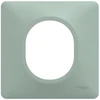 Image de Plaque simple Ovalis, SCHNEIDER ELECTRIC, sauge