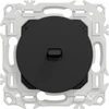 Image de Interrupteur va-et-vient ou poussoir à levier Odace, SCHNEIDER ELECTRIC, noir