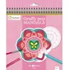 Image de Bloc de 36 mandalas prédécoupées (12 dessins répétés 3 fois). A colorier. Thème fille