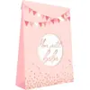 Image de Pochette Cadeau Rose "Mon petit Bébé" - lot de 6