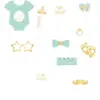 Image de Photobooth Baby Shower bleu - 12 accessoires