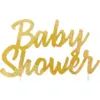 Image de Décoration pour Gâteau "Baby Shower" Doré