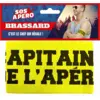 Image de Brassard Apéro  Capitaine de l'Apéro  Jaune   Accessoire EVG et Soirée Drôle