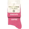 Image de Chaussettes Paillettes Duo Parfaite Copine   Taille Unique 36 42