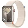 Image de Apple Watch Series 9 GPS - 45mm - Boîtier Starlight Aluminium - Bracelet Starlight Sport Loop(2023) - Reconditionné - Excellent en occasion ou reconditionné