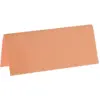 Image de Marque-place rectangle Corail - Lot de 10