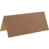 Image de Marque-place rectangle Kraft - Lot de 10