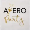 Image de Serviette en papier "Apéro" blanc - Lot de 20