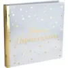 Image de Livre d'Or Joyeux Anniversaire Métallisé Or/Blanc