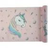 Image de Chemin de table Licorne Rose 5 mètres