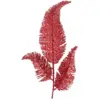 Image de Feuilles de palme sur tige - Décoration - Rouge - 18x25cm