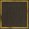 Image de Serviette Noire à Pois et Dorure Or (lot de 20)