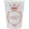 Image de Gobelet Princesse Or Rose (lot de 10)