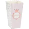Image de Cornet en papier Princesse Or Rose (lot de 8)