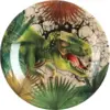 Image de Assiettes en papier T-Rex - ø23cm - Lot de 10