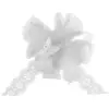 Image de Noeud Automatique Fleur Blanc (lot de 5)