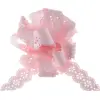 Image de Noeud Automatique Fleur Rose (lot de 5)