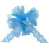 Image de Noeud Automatique Fleur Bleu (lot de 5)