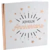 Image de Livre d'Or Joyeux Anniversaire Métallisé Or Rose