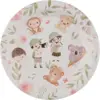 Image de Assiette Anniversaire Explorateur - Lot de 10