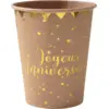 Image de Gobelet Joyeux Anniversaire Kraft (lot de 10)