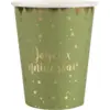 Image de Gobelet Joyeux Anniversaire Olive (lot de 10)